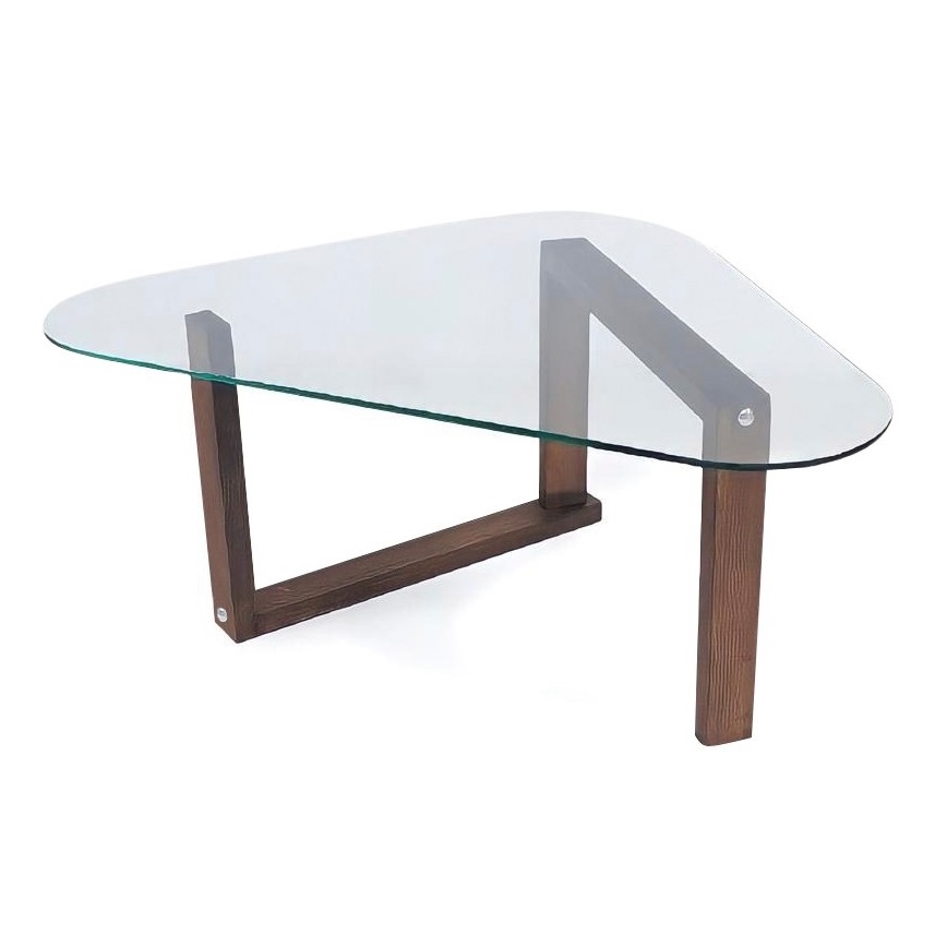 Beistelltisch CAM 41x96 cm braun/klar