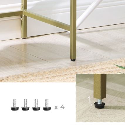 Beistelltisch CIREL, Gold