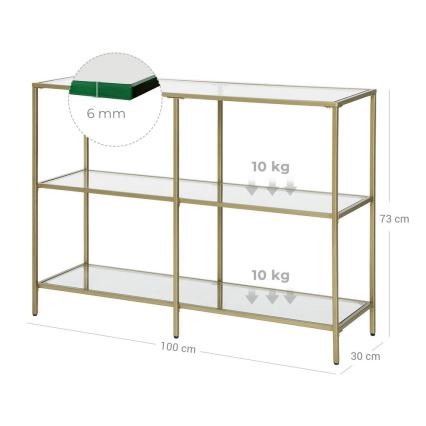 Beistelltisch CIREL, Gold