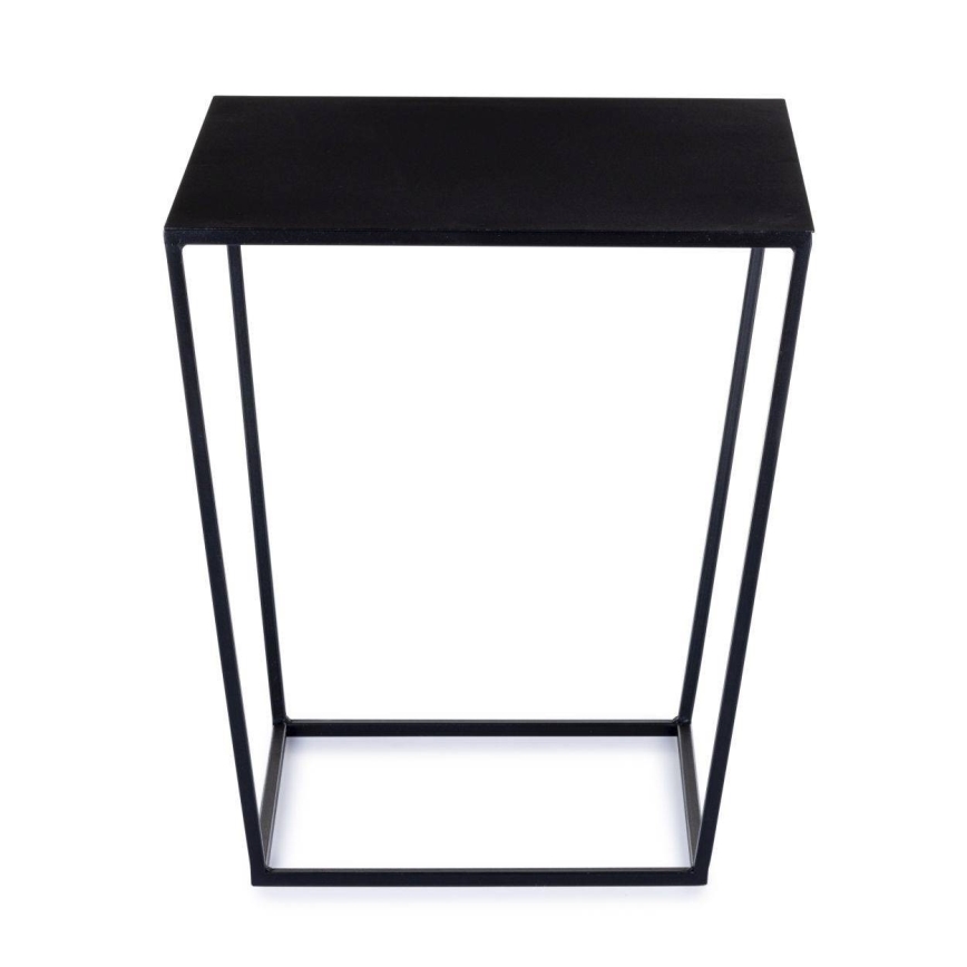 Beistelltisch ELEGANTE 46x40 cm schwarz