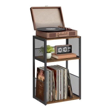 Beistelltisch LUVOR 43x30 cm braun/schwarz