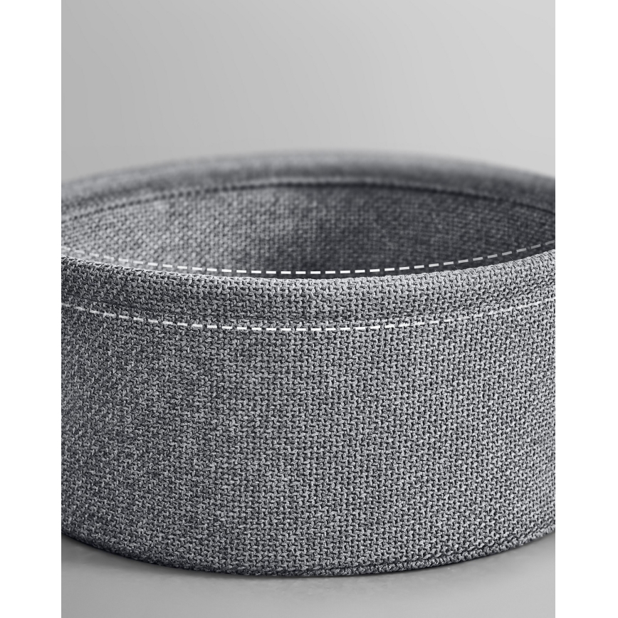 Beistelltisch NOIRA mit integrierten Schubladen und USB-Anschlüssen, 45 cm, grau/schwarz