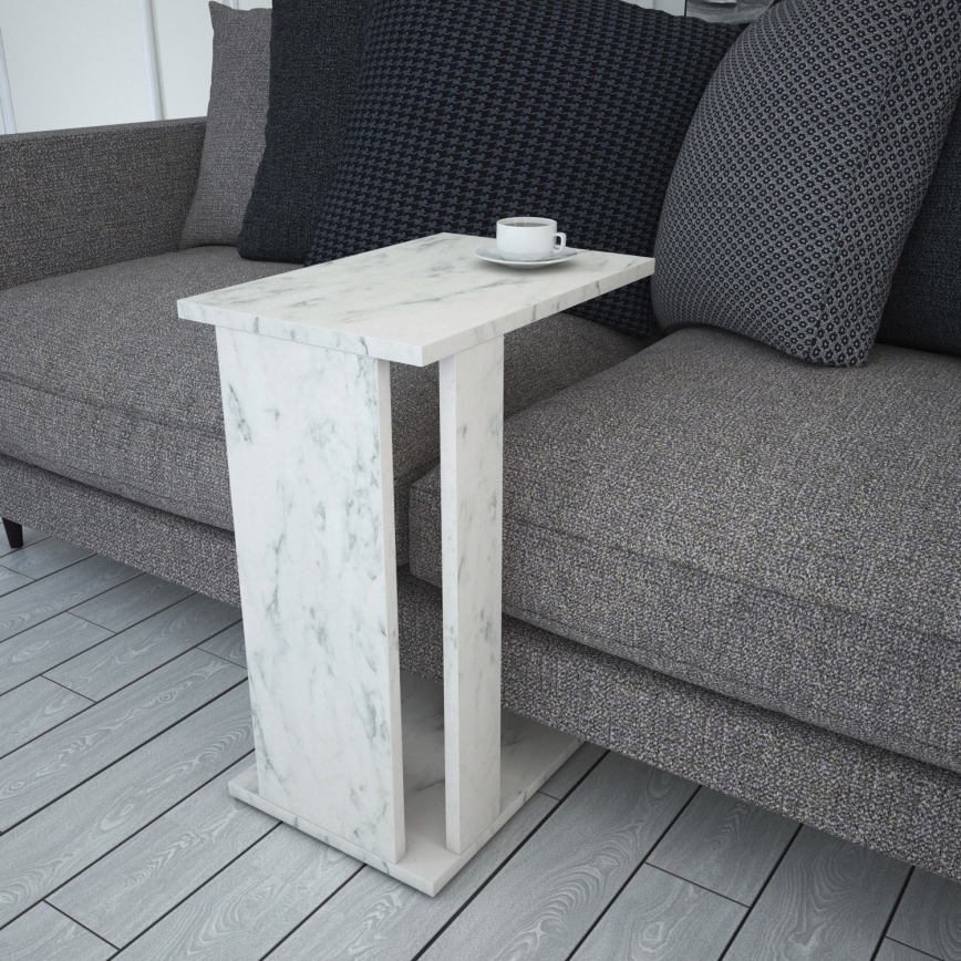 Beistelltisch PASIFIC 61x43 cm weiß