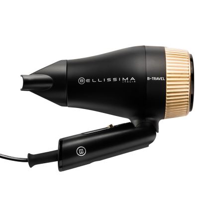 Bellissima 11872 - Reisefön B-TRAVEL 1400W/230V schwarz/gold