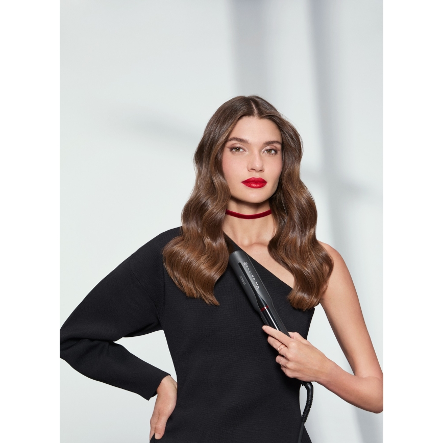 Bellissima 11948 - Glätteisen mit LCD-Display Infrarot 60W/230V schwarz