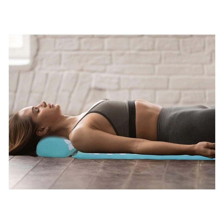 Beper - Akupressurmatte und Kissen, mintfarben