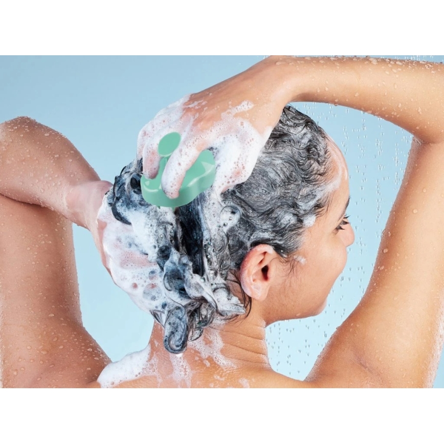 Beper - Kopfhaut-Massagebürste, Mintgrün