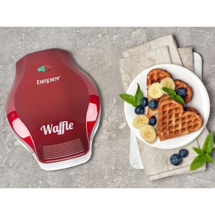 Beper - Waffeleisen 1000W/230V