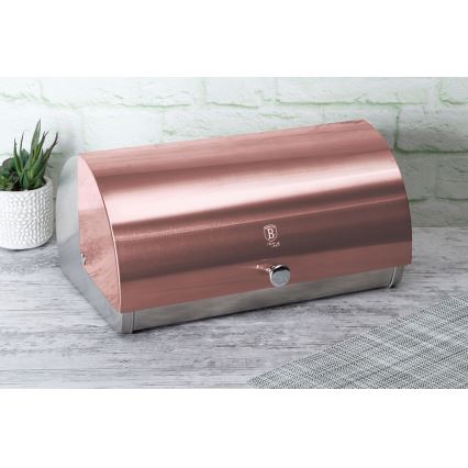 BerlingerHaus - Brotkasten Edelstahl/Roségold