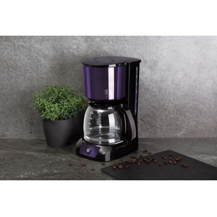 BerlingerHaus - Filterkaffeemaschine 1,5 l mit Warmhaltefunktion lila