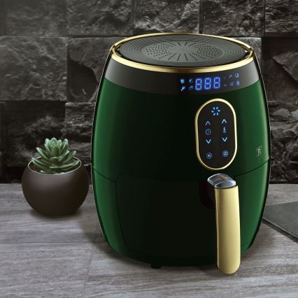 BerlingerHaus - Heißluftfritteuse 3,2 l 1350W/230V/30min grün/gold