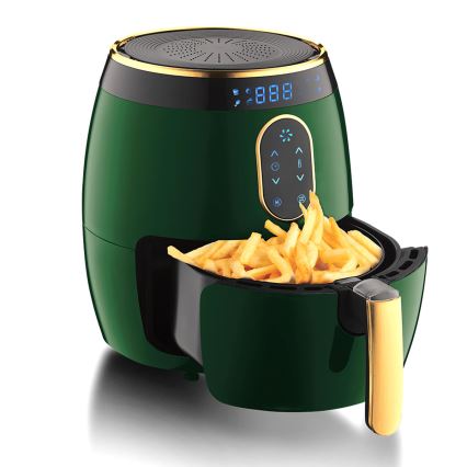 BerlingerHaus - Heißluftfritteuse 3,2 l 1350W/230V/30min grün/gold