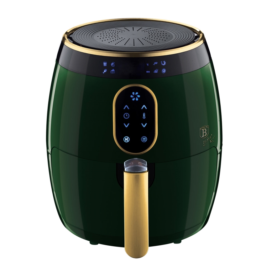 BerlingerHaus - Heißluftfritteuse 3,2 l 1350W/230V/30min grün/gold