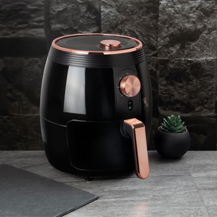 BerlingerHaus - Heißluftfritteuse 3,5 l 1350W/230V schwarz/roségold