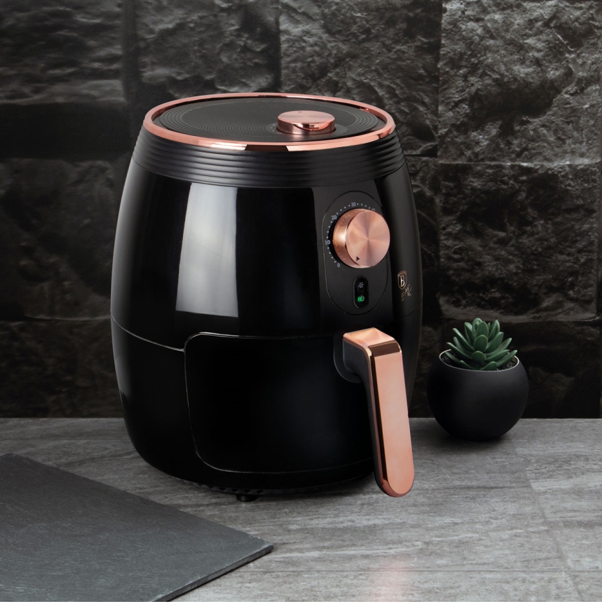 BerlingerHaus - Heißluftfritteuse 3,5 l 1350W/230V schwarz/roségold