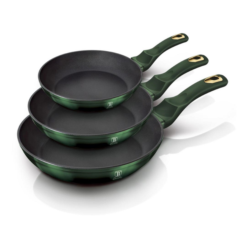 BerlingerHaus - Pfannenset 3 Stück grün