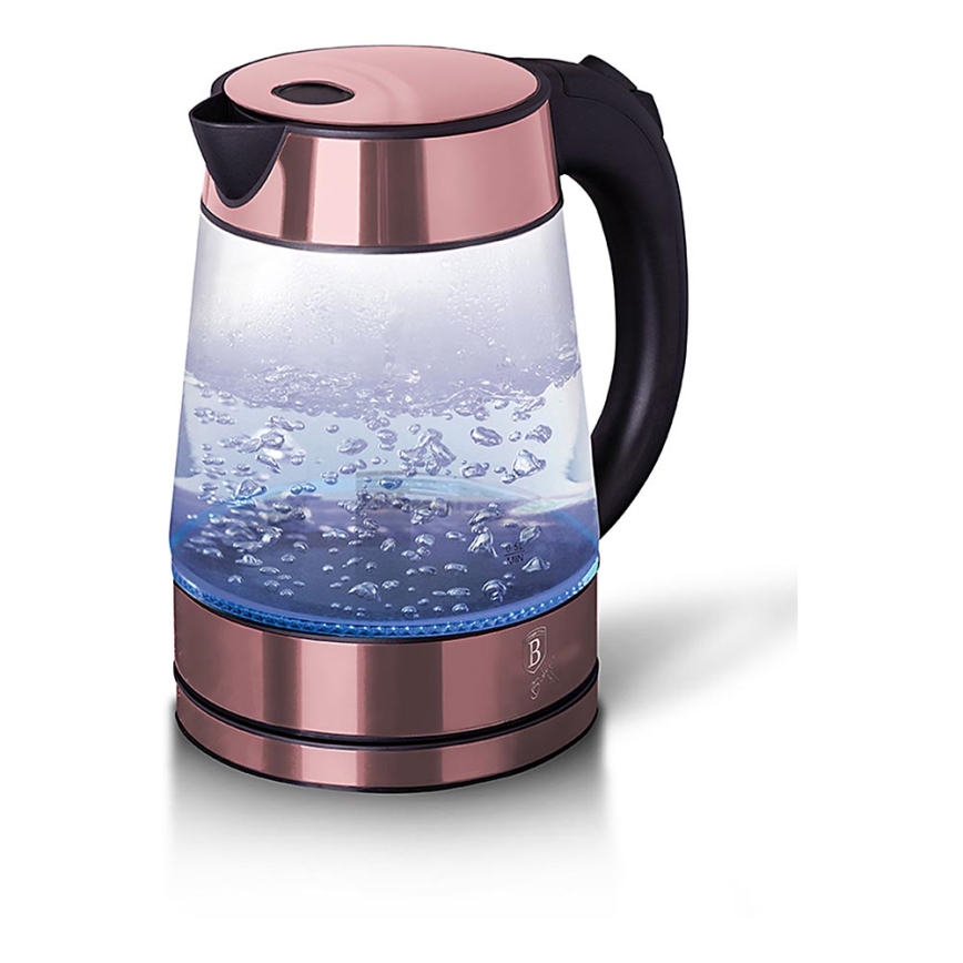BerlingerHaus - Wasserkocher 1,7 l 2200W/230V Edelstahl/Roségold