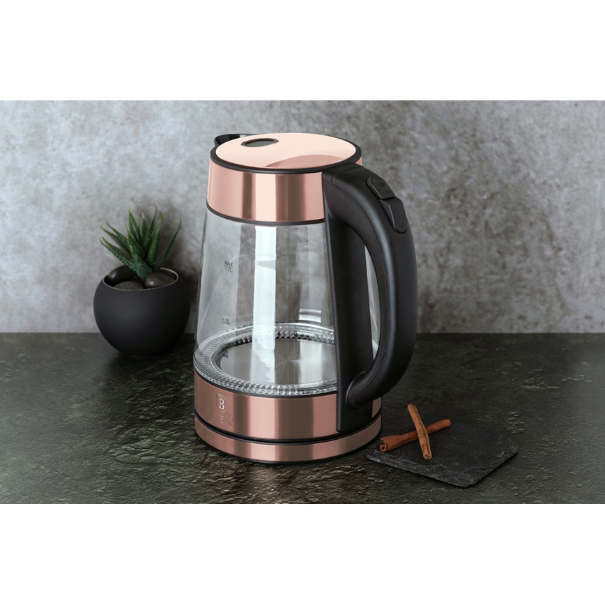 BerlingerHaus - Wasserkocher 1,7 l 2200W/230V Edelstahl/Roségold