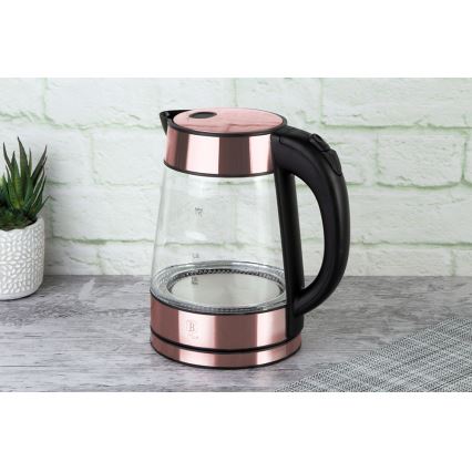 BerlingerHaus - Wasserkocher 1,7 l 2200W/230V Edelstahl/Roségold