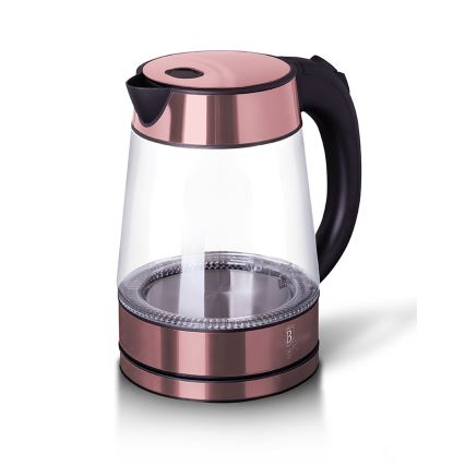 BerlingerHaus - Wasserkocher 1,7 l 2200W/230V Edelstahl/Roségold