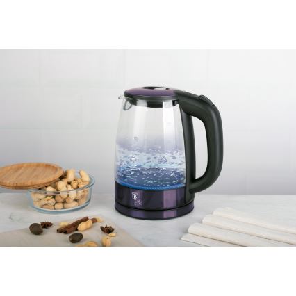 BerlingerHaus - Wasserkocher 1,7 l 2200W/230V Edelstahl/violett