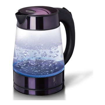 BerlingerHaus - Wasserkocher 1,7 l 2200W/230V Edelstahl/violett