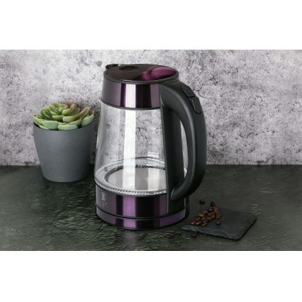 BerlingerHaus - Wasserkocher 1,7 l 2200W/230V Edelstahl/violett