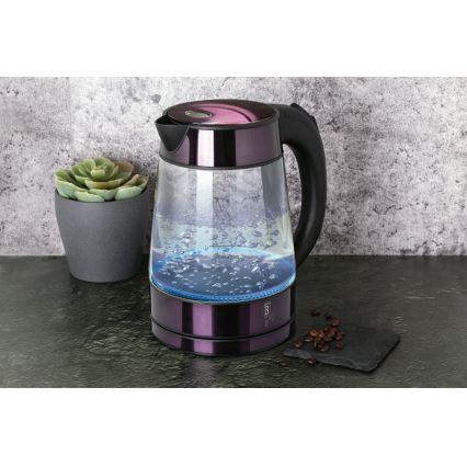 BerlingerHaus - Wasserkocher 1,7 l 2200W/230V Edelstahl/violett