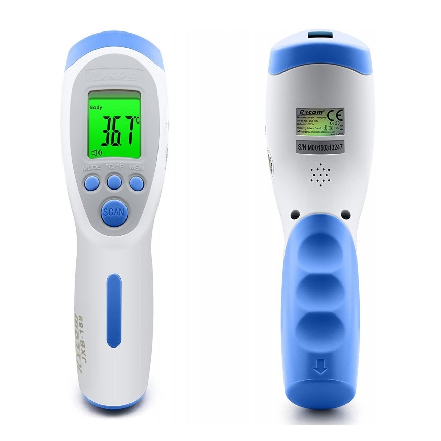 Berührungsloses Infrarot-Thermometer Berrcom JXB-182 2×AA