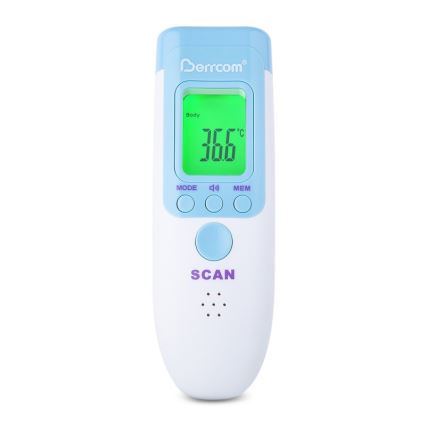 Berührungsloses Infrarot-Thermometer Berrcom JXB-183 2×AA