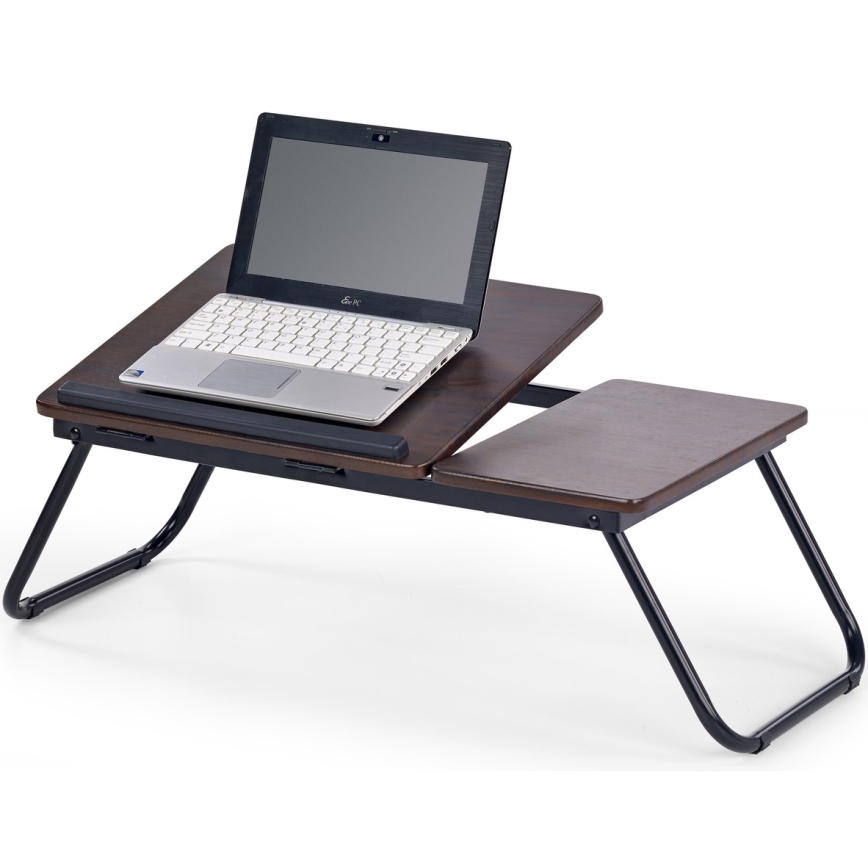 Bett-Tablet 23x60 cm schwarz/braun