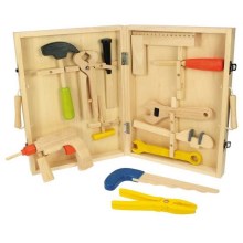 Bigjigs Toys - Holzkasten mit Werkzeugen