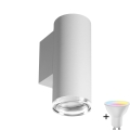 Білі LED RGBW світильники для ванної кімнати TURYN, 1xGU10/6,5W/230V, 2700-6500K, Wi-Fi, IP44 з можливістю регулювання яскравості