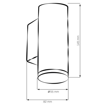 Білі LED RGBW світильники для ванної кімнати TURYN, 1xGU10/6,5W/230V, 2700-6500K, Wi-Fi, IP44 з можливістю регулювання яскравості