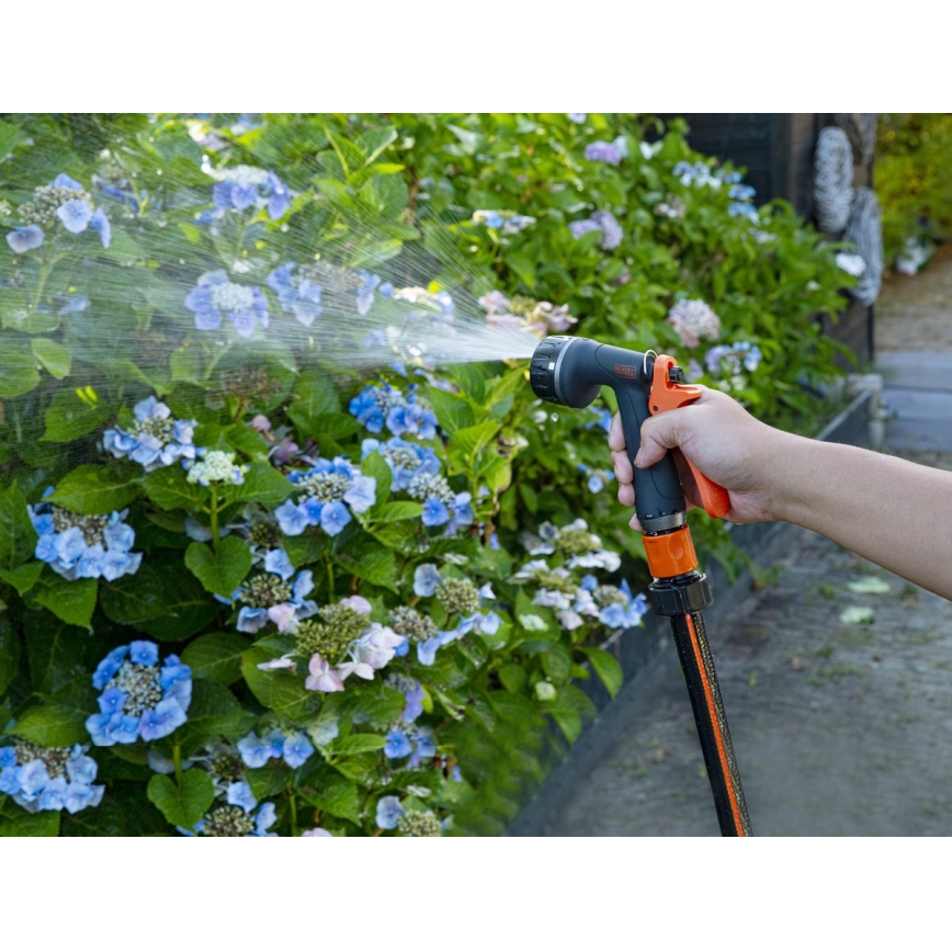 BLACK+DECKER - Bewässerungspistole 6 Funktionen