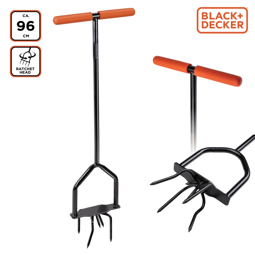 BLACK+DECKER - Garten-Kultivator 96 cm
