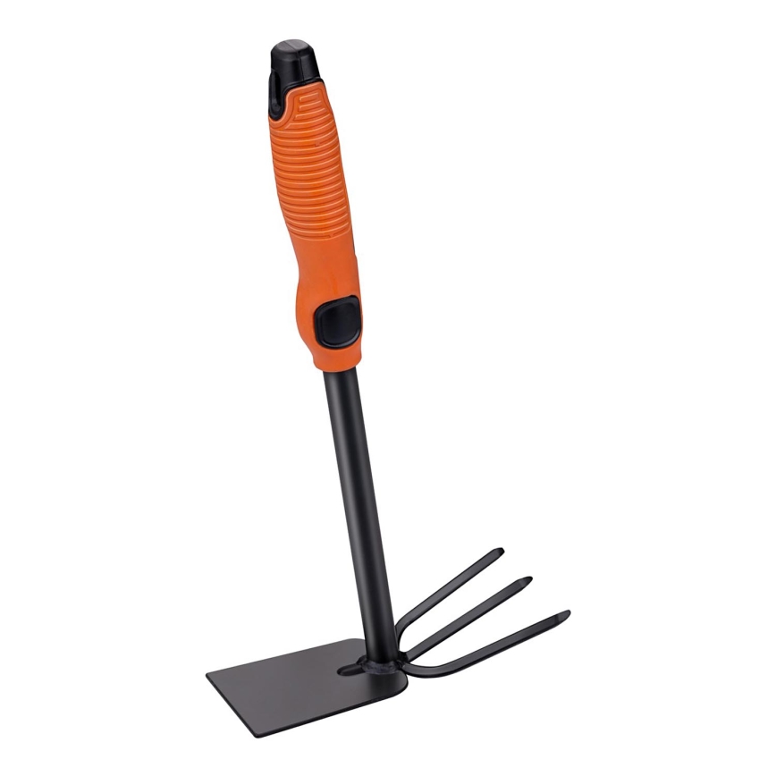 BLACK+DECKER - Gartenhacke mit dreizinkigem Bodenlockerer 30 cm