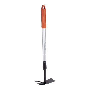 BLACK+DECKER - Gartenhacke mit dreizinkigem Bodenlockerer 66-101 cm