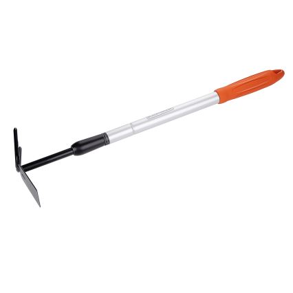 BLACK+DECKER - Gartenhacke mit dreizinkigem Bodenlockerer 66-101 cm