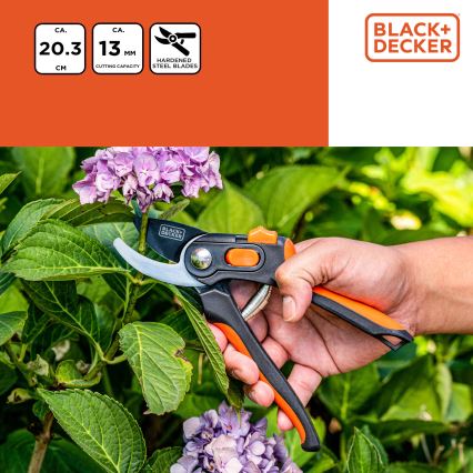 BLACK+DECKER - Gartenschere 203 mm