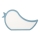BLAUE LED Kinder-Schreibtischlampe BIRD LED/12W/230V