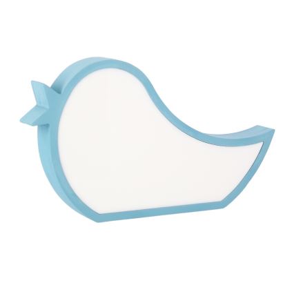 BLAUE LED Kinder-Schreibtischlampe BIRD LED/12W/230V