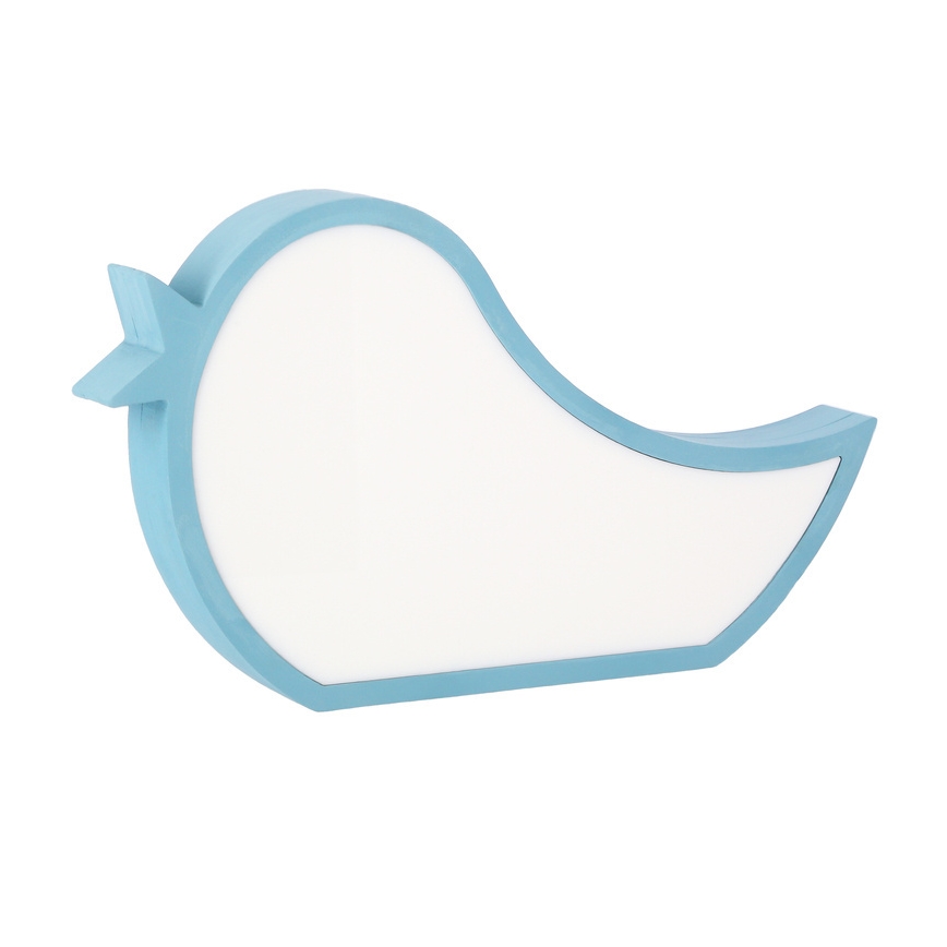 BLAUE LED Kinder-Schreibtischlampe BIRD LED/12W/230V