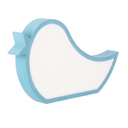 BLAUE LED Kinder-Schreibtischlampe BIRD LED/12W/230V