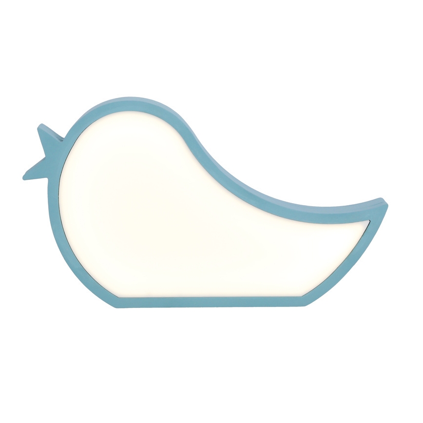 BLAUE LED Kinder-Schreibtischlampe BIRD LED/12W/230V