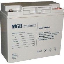 Blei-Säure-Batterie VRLA AGM 12V/18Ah weiß
