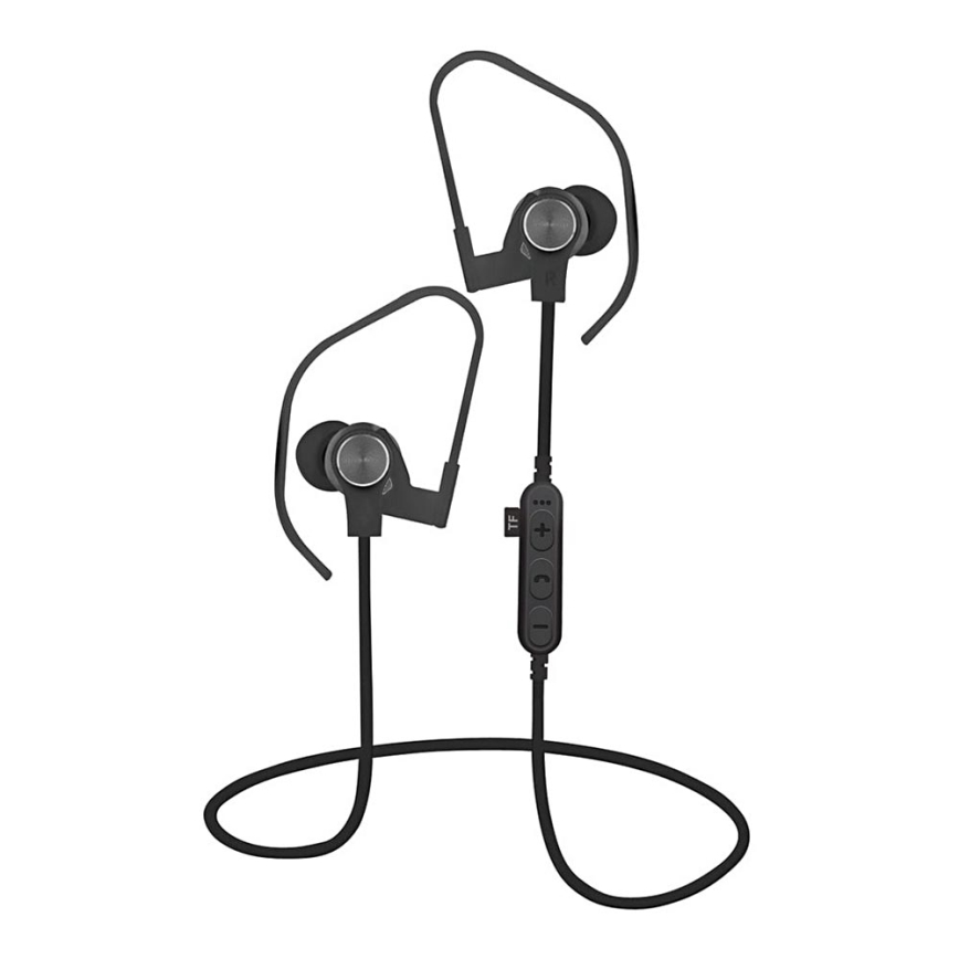 Bluetooth-Kopfhörer mit Mikrofon und MicroSD-Player 80 mAh schwarz