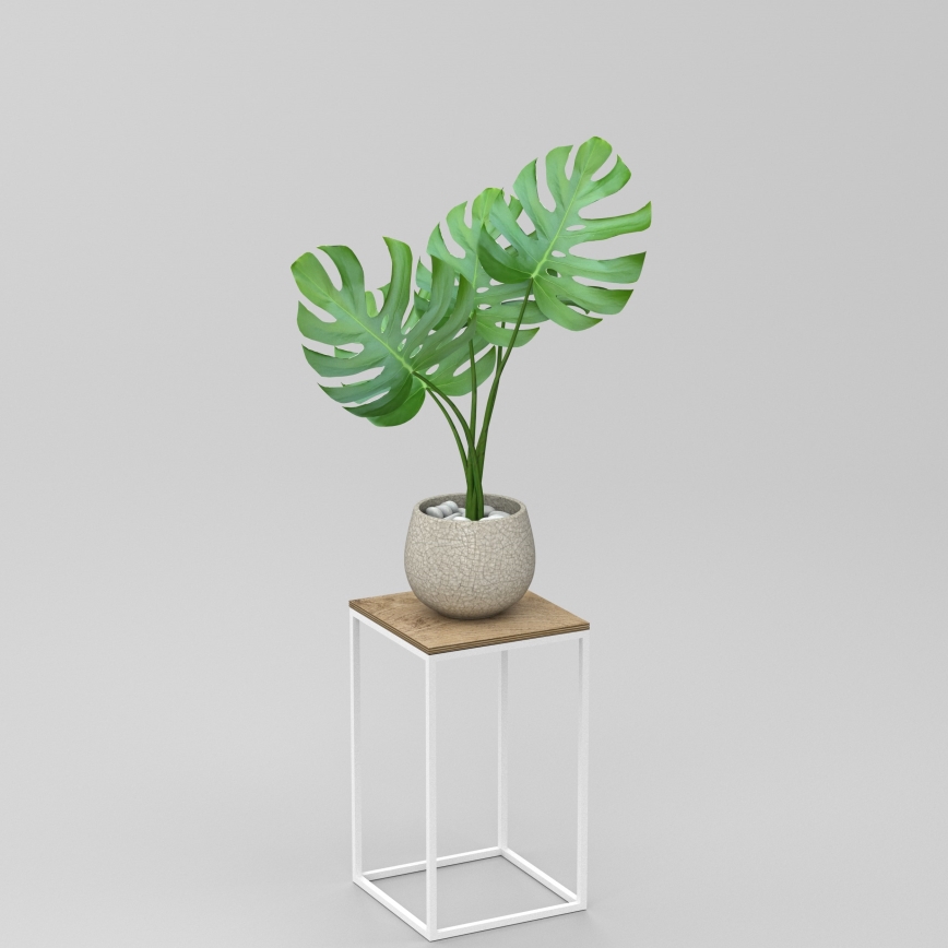 Blumenständer 40x24 cm Weiß