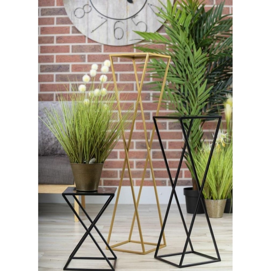 Blumenständer 70x24 Schwarz