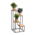 Blumenständer KASKADA 70x34 Schwarz/Braun